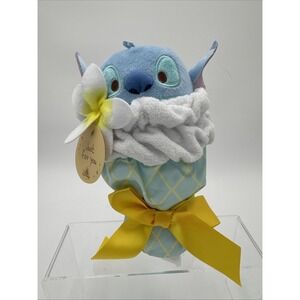 Disney‎ Stitch Floral Plush Bouquet 8 1/2" New With Tags Scented Plush
